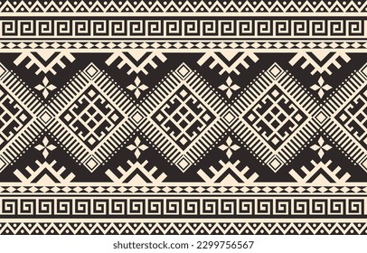 Ethnic geometric design.Ethnic pattern in tribal, folk embroidery abstract art. ornament print. Ethnic Design for wallpaper,carpet, clothing, fashion, fabric.