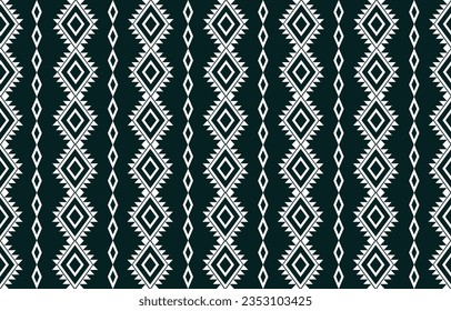 Ethnic Geometric Design.Ethnic Pattern in tribal, folk embroidery abstract art colorful. ornament print. Ethnic Geometric Design for wallpaper,carpet, clothing, fashion, fabric.