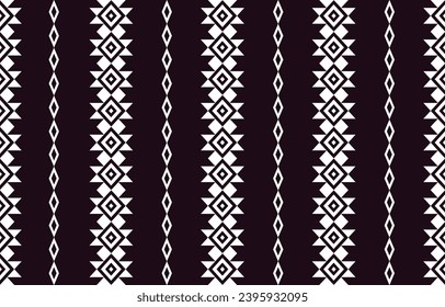 Ethnic Geometric Design.Ethnic Pattern in tribal, folk embroidery abstract art colorful. ornament print. Ethnic Geometric Design for wallpaper,carpet, clothing, fashion, fabric.