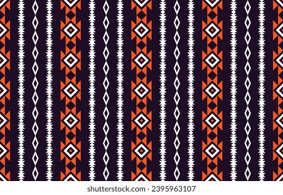 Ethnisches Geometrisches Design.Ethnisches Muster in Stamm, Folk Stickerei abstrakte Kunst bunt. Zierdruck. Ethnisches Geometrisches Design für Tapeten, Teppich, Kleidung, Mode, Stoff.