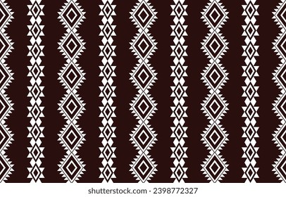 Diseño geométrico étnico. Patrón étnico en arte abstracto tribal, de bordado folclórico colorido. adorno impreso. Diseño geométrico étnico para papel de pared, alfombra, ropa, moda, tela.