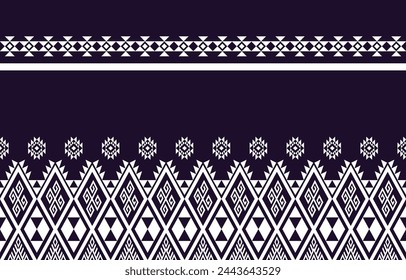 Ethnic Geometric Design.Ethnic Pattern in tribal, folk embroidery abstract art colorful. ornament print. Ethnic Geometric Design for wallpaper,carpet, clothing, fashion, fabric.