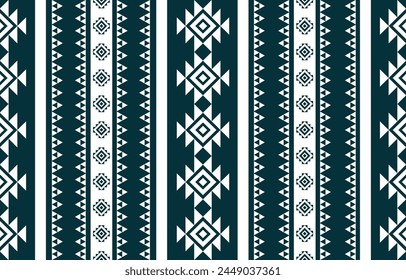 Diseño geométrico étnico. Patrón étnico en arte abstracto de bordado folclórico tribal colorido. ornamento de impresión. Diseño geométrico étnico para Fondo de pantalla, alfombra, ropa, moda, tela.
