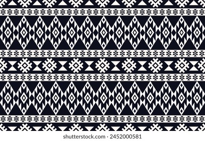 Diseño geométrico étnico. Patrón étnico en arte abstracto de bordado folclórico tribal colorido. ornamento de impresión. Diseño geométrico étnico para Fondo de pantalla, alfombra, ropa, moda, tela.