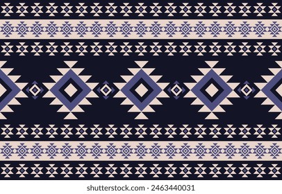 Ethnisches geometrisches Design. Ethnisches Muster in Stammes-, Volksstickerei abstrakte Kunst. Bunter Ornament-Druck. Ethnisches geometrisches Design für Bildschirmhintergrund, Teppich, Kleidung, Mode, Stoff.