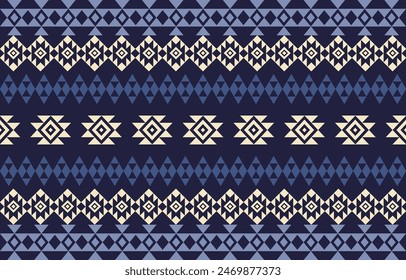 Diseño geométrico étnico. Patrón étnico en arte abstracto de bordado folclórico tribal colorido. ornamento de impresión. Diseño geométrico étnico para Fondo de pantalla, alfombra, ropa, moda, tela.