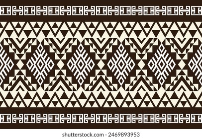 Ethnic Geometric Design.Ethnic Pattern in tribal, folk embroidery abstract art colorful. ornament print. Ethnic Geometric Design for wallpaper,carpet, clothing, fashion, fabric.