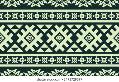 Ethnic Geometric Design.Ethnic Pattern in tribal, folk embroidery abstract art colorful. ornament print. Ethnic Geometric Design for wallpaper,carpet, clothing, fashion, fabric.