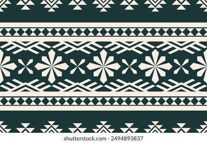 Ethnic Geometric Design.Ethnic Pattern in tribal, folk embroidery abstract art colorful. ornament print. Ethnic Geometric Design for wallpaper,carpet, clothing, fashion, fabric.