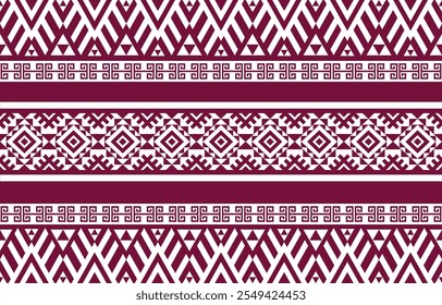 Ethnic Geometric Design.Ethnic Pattern in tribal, folk embroidery abstract art colorful. ornament print. Ethnic Geometric Design for wallpaper,carpet, clothing, fashion, fabric.