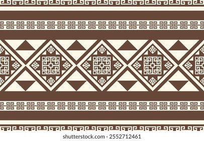 Diseño geométrico étnico. Patrón étnico en arte abstracto tribal, bordado popular. impresión colorida del ornamento. Diseño geométrico étnico para el Fondo de pantalla, alfombra, ropa, moda, tela.