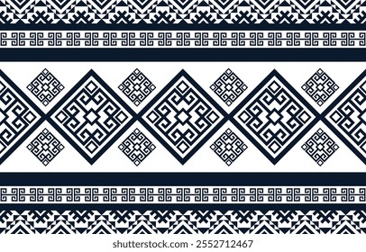 Ethnic Geometric Design.Ethnic Pattern in tribal, folk embroidery abstract art colorful. ornament print. Ethnic Geometric Design for wallpaper,carpet, clothing, fashion, fabric.