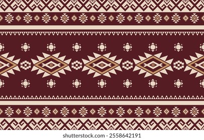 Ethnic Geometric Design.Ethnic Pattern in tribal, folk embroidery abstract art colorful. ornament print. Ethnic Geometric Design for wallpaper,carpet, clothing, fashion, fabric.
