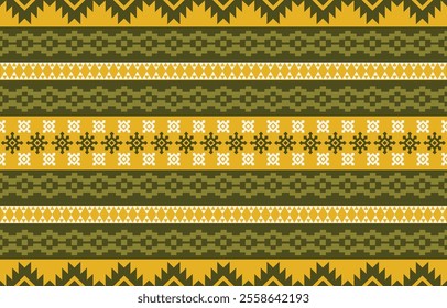 Ethnic Geometric Design.Ethnic Pattern in tribal, folk embroidery abstract art colorful. ornament print. Ethnic Geometric Design for wallpaper,carpet, clothing, fashion, fabric.
