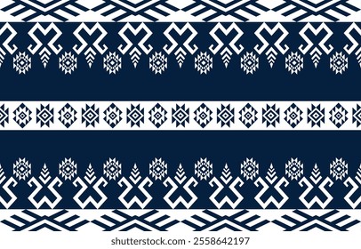 Ethnic Geometric Design.Ethnic Pattern in tribal, folk embroidery abstract art colorful. ornament print. Ethnic Geometric Design for wallpaper,carpet, clothing, fashion, fabric.