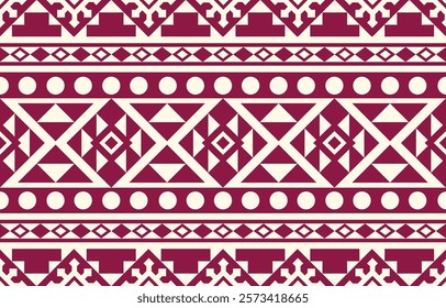 Ethnic Geometric Design.Ethnic Pattern in tribal, folk embroidery abstract art colorful. ornament print. Ethnic Geometric Design for wallpaper,carpet, clothing, fashion, fabric.