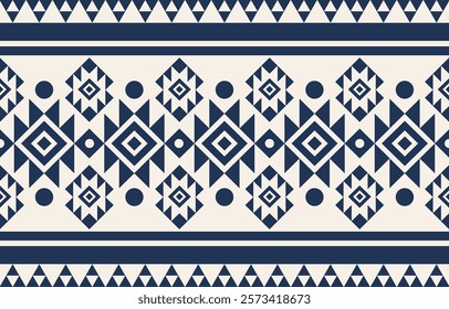 Ethnic Geometric Design.Ethnic Pattern in tribal, folk embroidery abstract art colorful. ornament print. Ethnic Geometric Design for wallpaper,carpet, clothing, fashion, fabric.