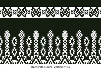 Ethnic Geometric Design.Ethnic Pattern in tribal, folk embroidery abstract art colorful. ornament print. Ethnic Geometric Design for wallpaper,carpet, clothing, fashion, fabric.