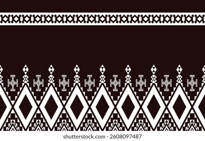 Ethnic Geometric Design.Ethnic Pattern in tribal, folk embroidery abstract art colorful. ornament print. Ethnic Geometric Design for wallpaper,carpet, clothing, fashion, fabric.