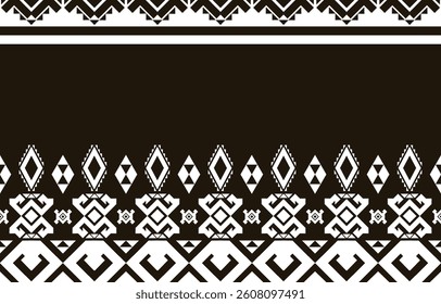 Ethnic Geometric Design.Ethnic Pattern in tribal, folk embroidery abstract art colorful. ornament print. Ethnic Geometric Design for wallpaper,carpet, clothing, fashion, fabric.