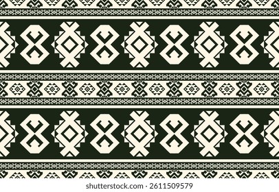 Ethnic Geometric Design.Ethnic Pattern in tribal, folk embroidery abstract art colorful. ornament print. Ethnic Geometric Design for wallpaper,carpet, clothing, fashion, fabric.