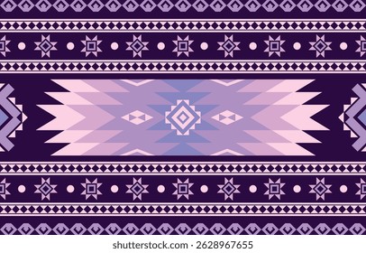 Ethnic Geometric Design.Ethnic Pattern in tribal, folk embroidery abstract art colorful. ornament print. Ethnic Geometric Design for wallpaper,carpet, clothing, fashion, fabric.