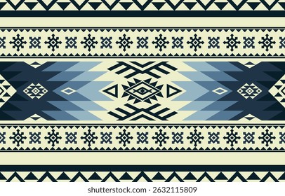 Ethnic Geometric Design.Ethnic Pattern in tribal, folk embroidery abstract art colorful. ornament print. Ethnic Geometric Design for wallpaper,carpet, clothing, fashion, fabric.
