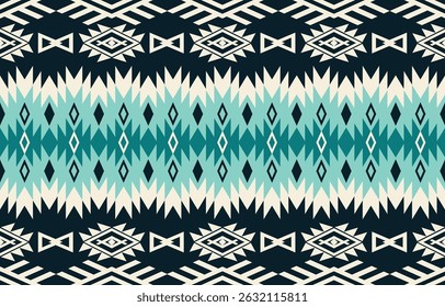 Ethnic Geometric Design.Ethnic Pattern in tribal, folk embroidery abstract art colorful. ornament print. Ethnic Geometric Design for wallpaper,carpet, clothing, fashion, fabric.
