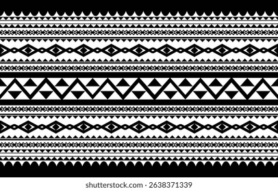 Ethnic Geometric Design.Ethnic Pattern in tribal, folk embroidery abstract art colorful. ornament print. Ethnic Geometric Design for wallpaper,carpet, clothing, fashion, fabric.