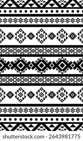 Diseño geométrico étnico. Patrón étnico en arte abstracto tribal, bordado popular. impresión colorida del ornamento. Diseño geométrico étnico para el Fondo de pantalla, alfombra, ropa, moda, tela.