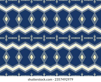 Ethnic Geometric Designs Pattern Symmetry Modern Seamless Stripes Vintage Boho Motif American Aztec Blend Ethnic Symbols Intricacies Encapsulating Essence Tradition Motifs Precision Creating Visually