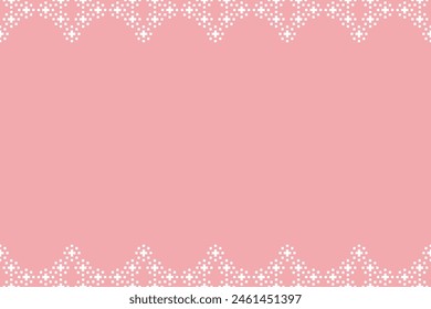 Motif ethnique de tissu géométrique Cross Stitch.Embroderie Motif ethnique de Pixel oriental rose arrière-plan rose rose doré pastel.  Abstrait, Image vectorielle,illustration. Texture, vêtements, foulard, décoration, fond d'écran en soie.