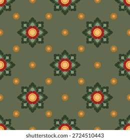 Ethnische geometrische Stoffmuster Cross Stitch.Ikat Stickerei Ethnische orientalische Pixel Muster Hintergrund.Abstrakt,Vektor,Illustration.