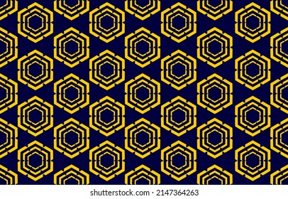 Patrón étnico geométrico étnico oriental sin costuras Diseño tradicional para fondo, alfombra, papel de pared, ropa, envoltura, tela Batik Estilo de bordado de ilustración vectorial. Impresiones de Marruecos.