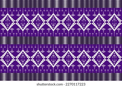 Ethnic geometric oriental traditional with elements seamless pattern. designed for background, wallpaper, clothing, wrapping, fabric, Batik, decorating, embroidery style, vector illustration