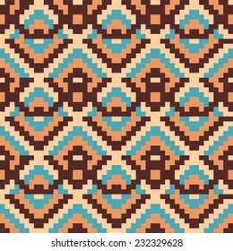 Ethnic geometric ornament. pattern background