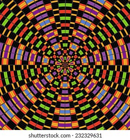 Ethnic geometric ornament. pattern background