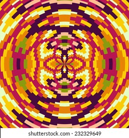 Ethnic geometric ornament. pattern background
