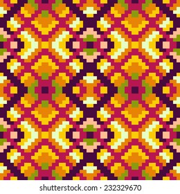 Ethnic geometric ornament. pattern background