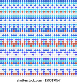Ethnic geometric ornament; vector seamless background.  