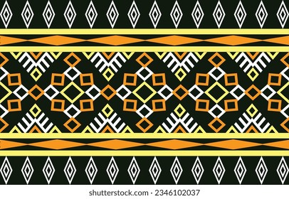 Ethnic Geometric Pakistan Design.Ethnic Pakistan Pattern in tribal, folk embroidery abstract art colorful. ornament print. Ethnic Geometric Design for wallpaper,carpet, clothing, fashion, fabric.