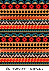 Ethnic geometric pattern