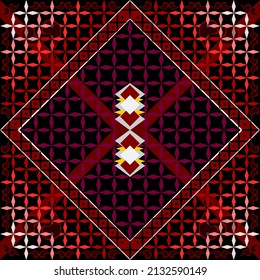 ethnic geometric pattern for background, wallpaper, clothing, and carpet etc.