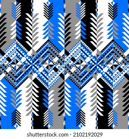 Ethnic geometric pattern design for background or wallpaper.