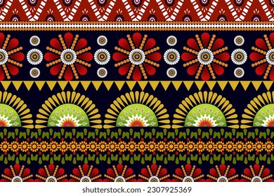 ethnic geometric pattern design for background or wallpaper