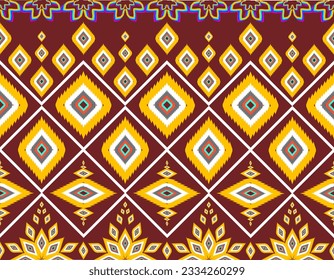 ethnic geometric pattern design background embroidery Vector patterns for fashion patterns, textiles, fabrics, carpets, embroidery, wallpaper and more.