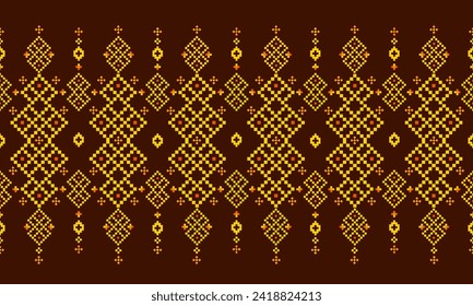 Ethnic geometric pattern design for background or wallpaper
