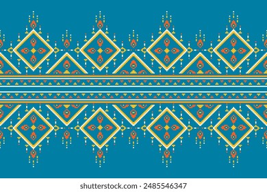Ethnic geometric pattern design for background or wallpaper