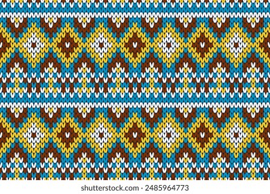 Ethnic geometric pattern design for background or wallpaper