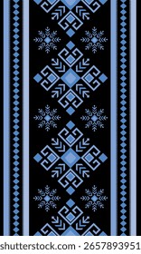 Ethnic geometric pattern, design for fabric, carpet, clothing, background, decoration, vector.